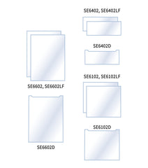 LOW FLUORESCENCE GLASS PLT 18X8CM 2PCS