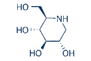 1-Deoxynojirimycin chemical structure