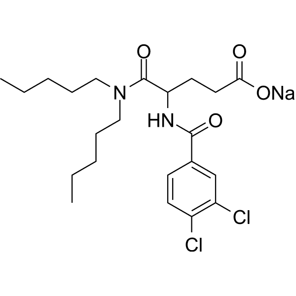 Lorglumide sodium salt