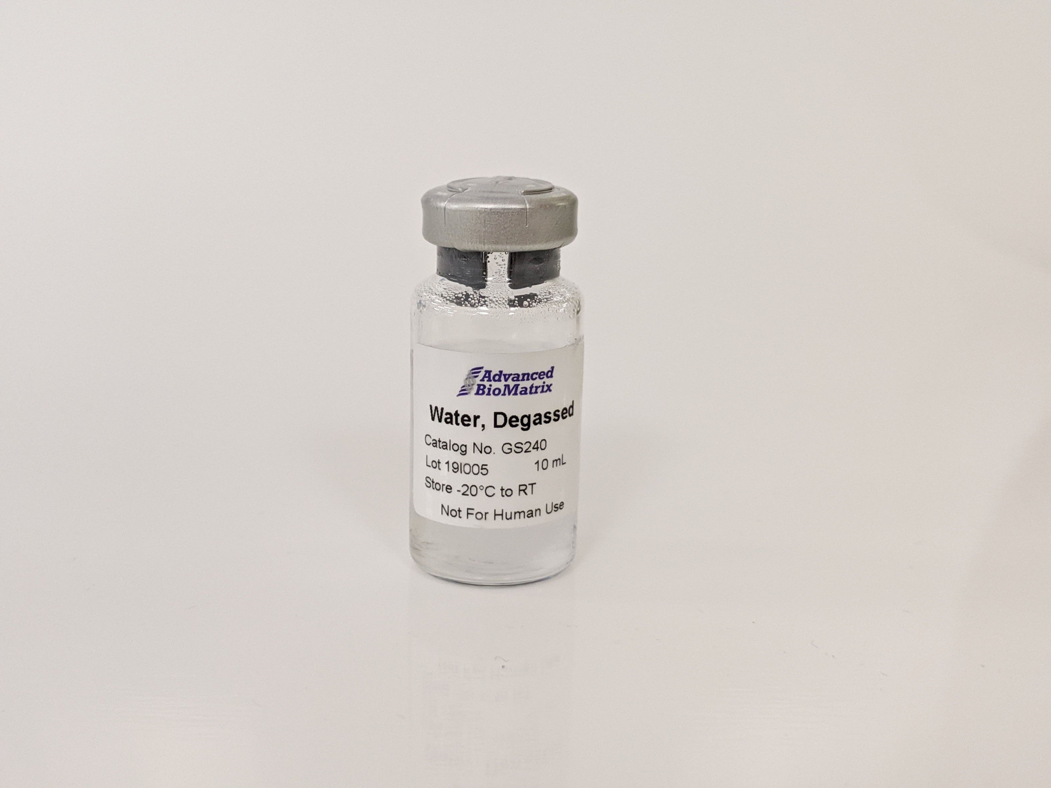 Degassed Water, 10 x 10 mL
