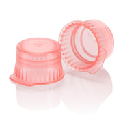 Snap cap, Translucent red, PE, for 12/13mm vacuum and Test tubes