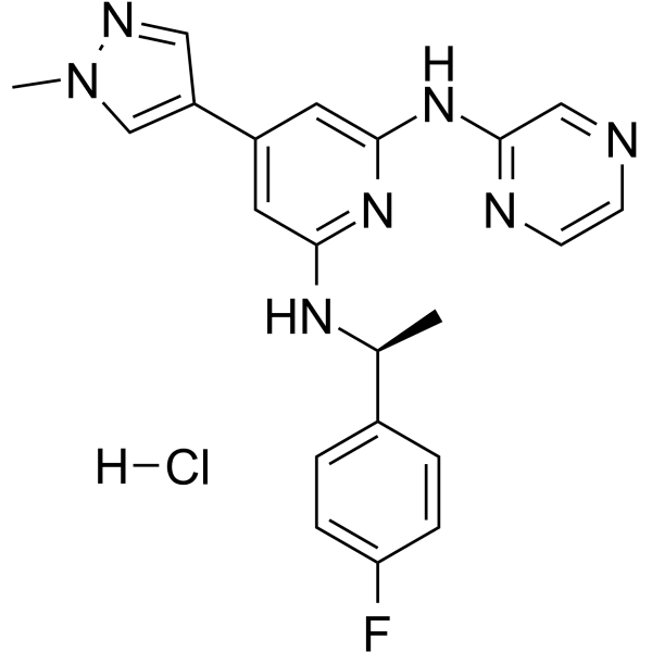 Ilginatinib hydrochloride