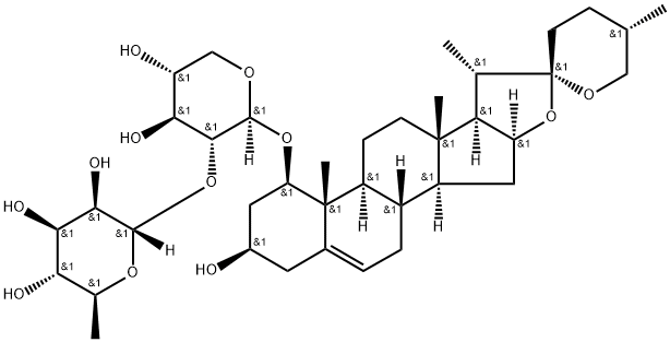 25(S)-Ruscogenin-1-O-α-L-rhamnopyranosyl (1→2)-β-D-xylopyranoside