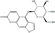 Bergaptol O-β-D-glucopyranoside
