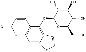 Bergaptol O-β-D-glucopyranoside