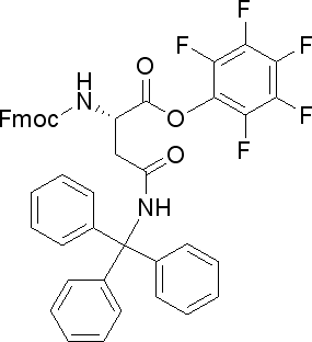 Fmoc-Asn(Trt)-OPfp