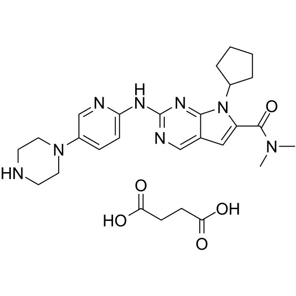Ribociclib succinate (LEE011 succinate)