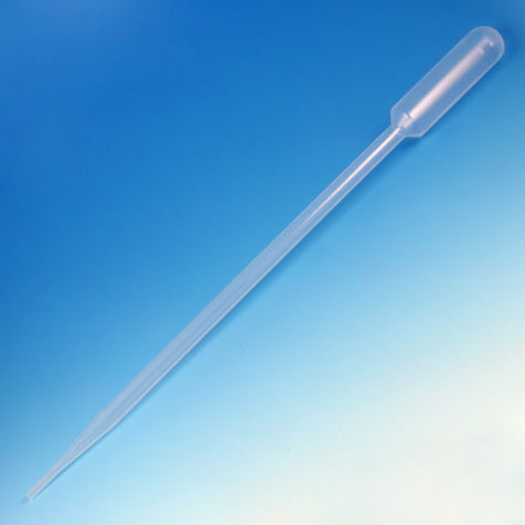 Transfer Pipet, 15mL, Graduated to 5mL, Extra Long, 215mm (8.5 Inches Long), 250/Box