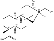 ent-13,16β,17-Trihydroxykauran-19-oic acid