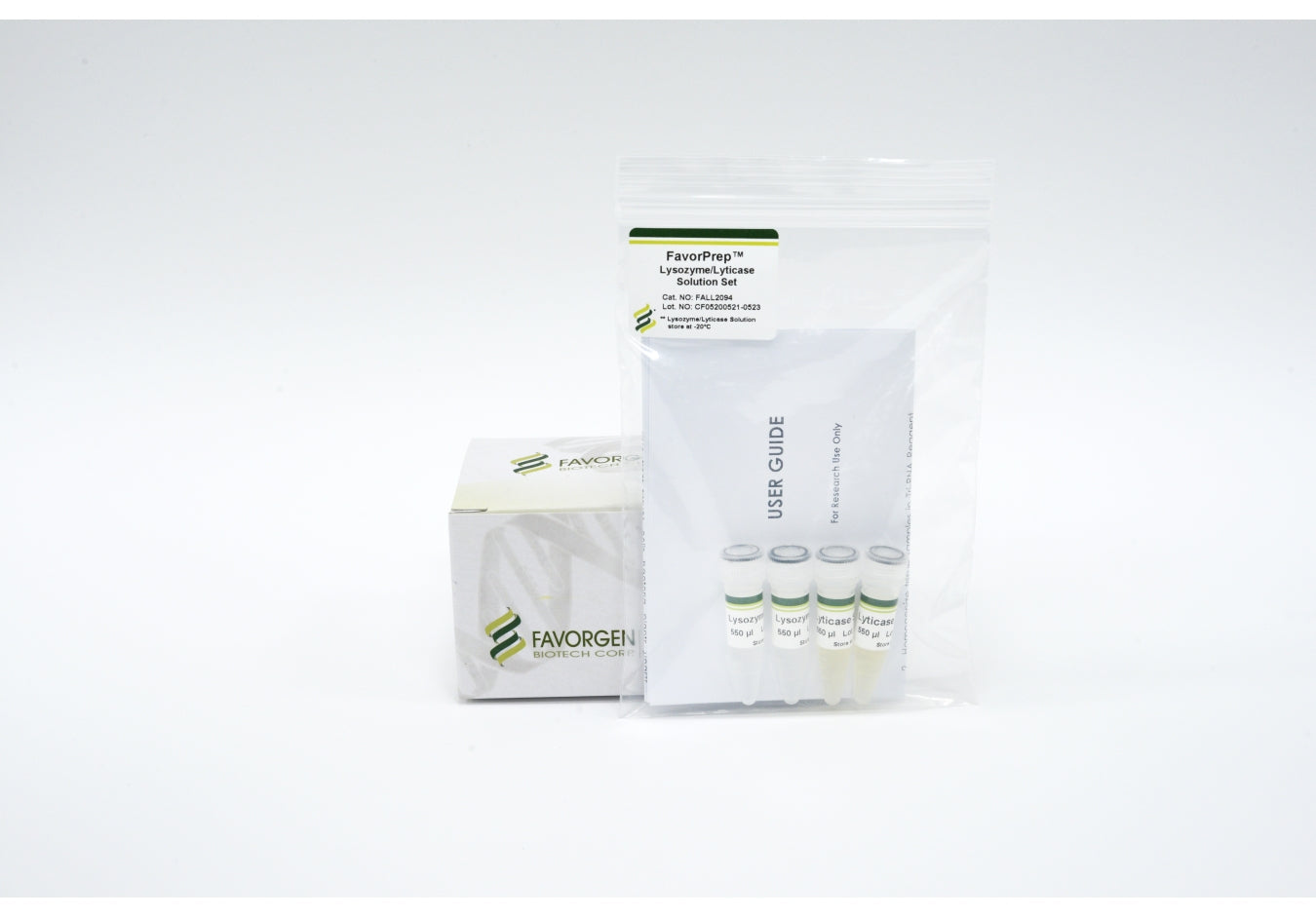 FavorPrep™ Lysozyme/Lyticase Solution Set