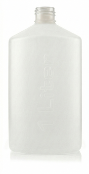 EZBio®pure S Bottle, 1L, No Cap, Mutually Double Bagged, Non-Sterile