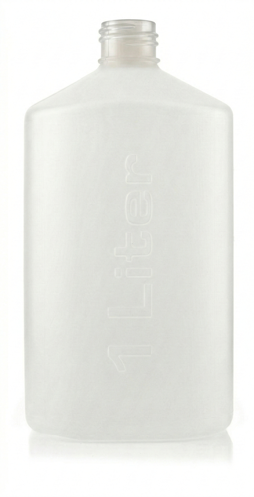 EZBio®pure S Bottle, 1L, No Cap, Mutually Double Bagged, Non-Sterile