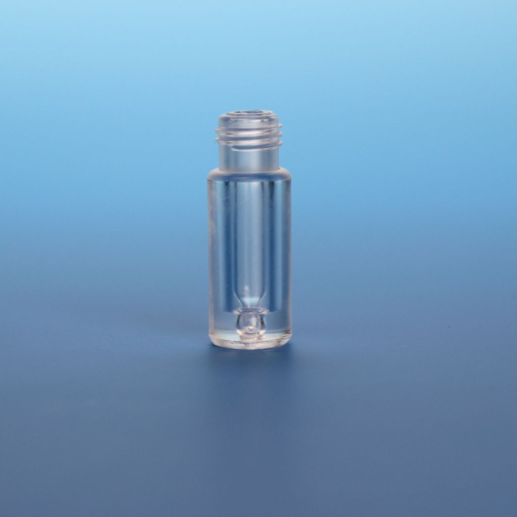 100µL to 300µL Glass/Clear Plastic (Glastic) R.A.M.™ Limited Volume Vial, 12x32mm, 9mm Thread