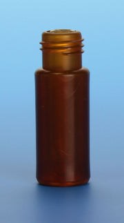 100µL to 300µL Glass/Amber Plastic (Glastic) R.A.M.™ Limited Volume Vial, 12x32mm, 9mm Thread