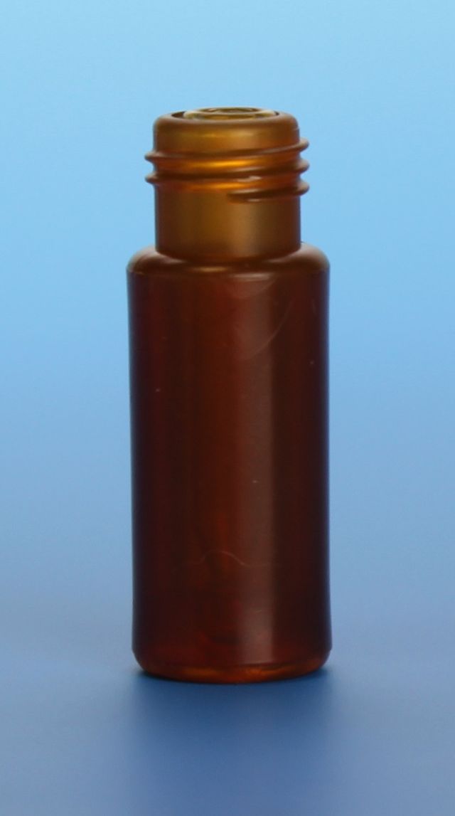 100µL to 300µL Glass/Amber Plastic (Glastic) R.A.M.™ Limited Volume Vial, 12x32mm, 9mm Thread