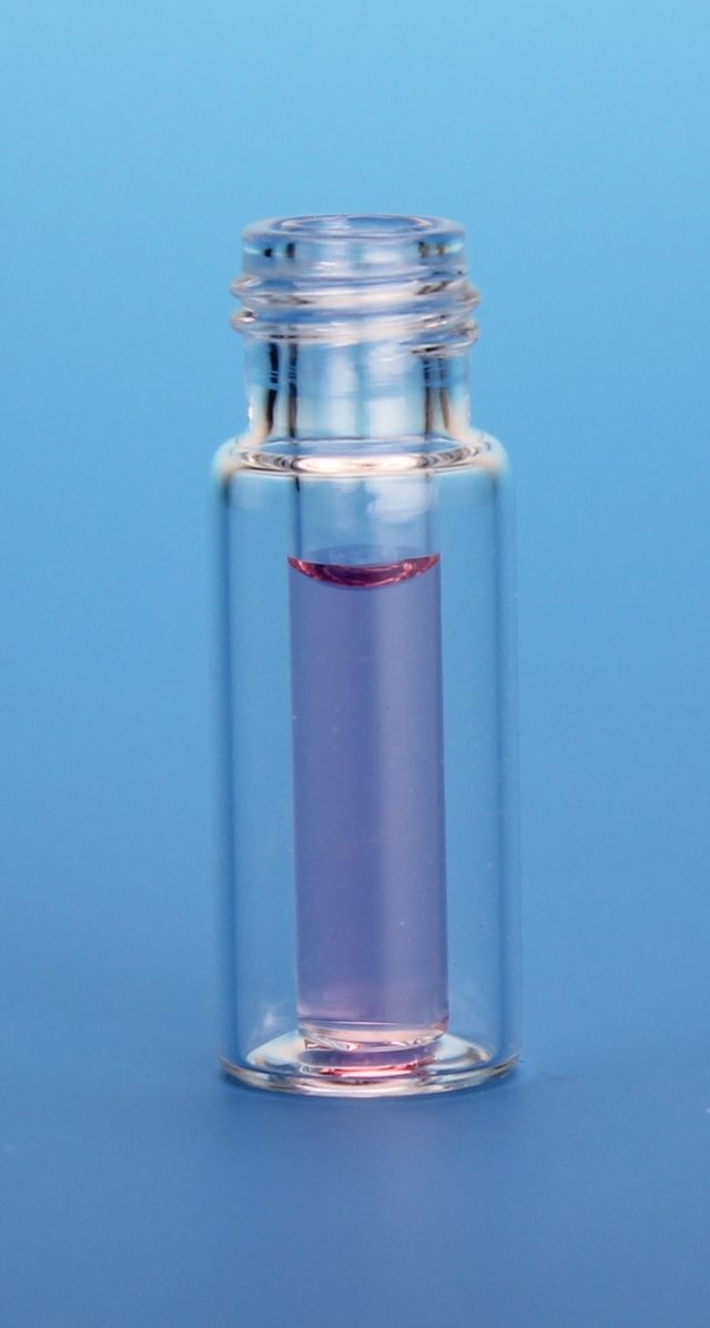 350µL Clear R.A.M.™ Interlocked™ Vial/Flat Bottom Insert, 12x32mm, 9mm Thread