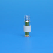 350µL Clear R.A.M.™ Interlocked™ Vial/Flat Bottom Insert, 12x32mm, 9mm Thread with White Marking Spot