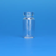 10mL SPME Clear Radius Bottom Vial, 23x46mm, 20mm Flat Top Crimp, Thicker Lip Finish