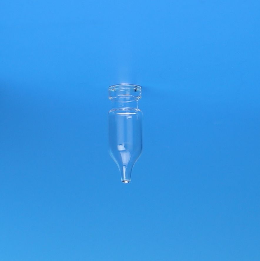 1.1mL Clear Tapered Bottom Large Opening Vial, 12x32mm, 11mm Crimp Finish