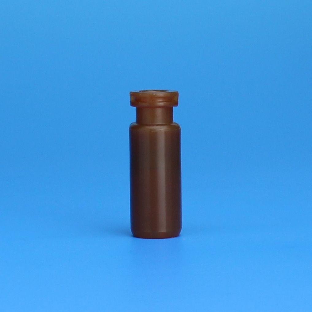 1.5mL Amber Polypropylene Snap Seal™ Vial, 12x32mm, 11mm Crimp [Patented]