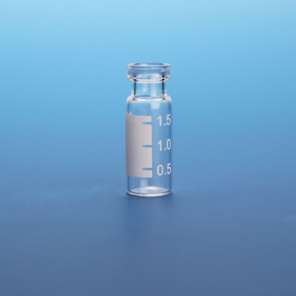 2.0mL Clear Snap Seal™ Vial, 12x32mm, with White Graduated Spot, 11mm Crimp [Patented]