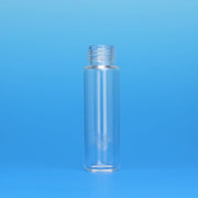 20mL Amber Headspace Vial, 23x75mm, Flat Bottom, 20mm Beveled Crimp Top