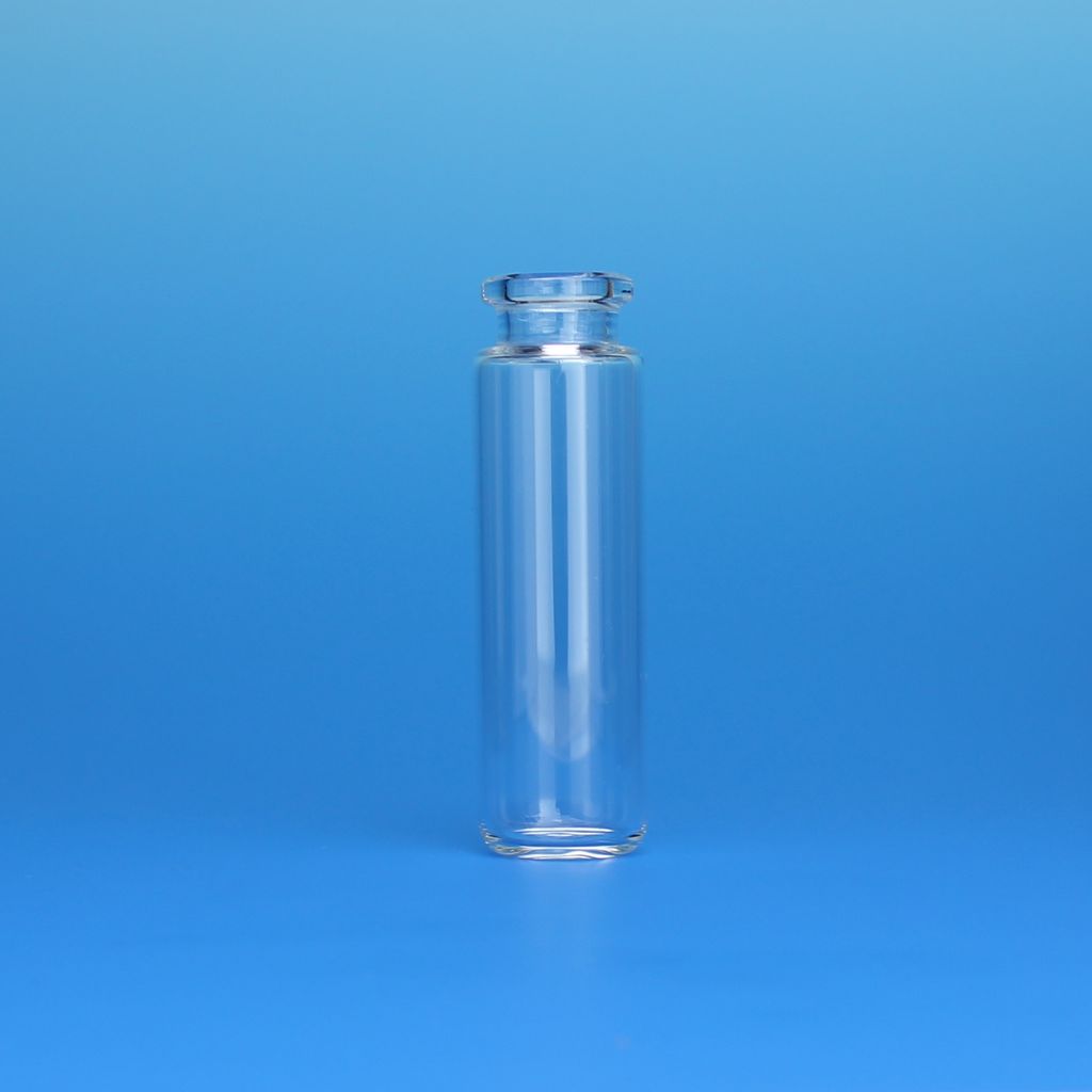 20mL Clear Headspace Vial, 23x75mm (for CTC PAL, Perkin Elmer), Beveled Bottom, 20mm Beveled Crimp Top