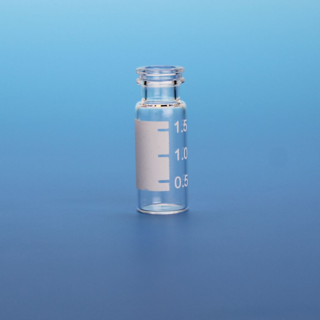 2.0mL Big Mouth Clear Vial, 12x32mm, with White Graduated Spot, 11mm Crimp/Snap Ring™