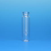 20mL SPME Clear Radius Bottom Vial, 23x75mm, 20mm Flat Top Crimp, Thicker Lip Finish