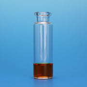 20mL Clear Headspace Vial, 23x75mm (for CTC PAL, Perkin Elmer), Beveled Bottom, 20mm Flat Top Crimp, Long Neck