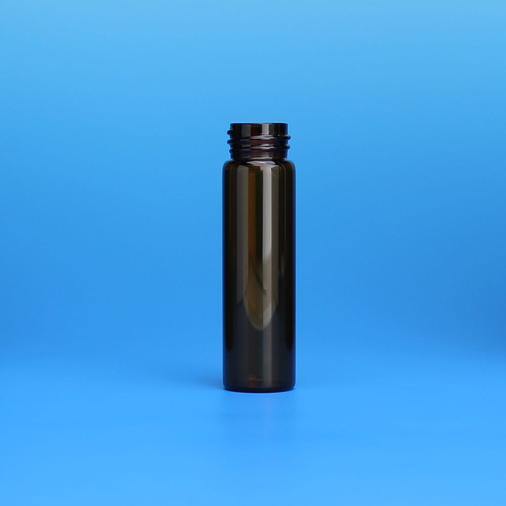 2 Dram, (8mL), 17x60mm Amber Vial, 15-425mm Thread