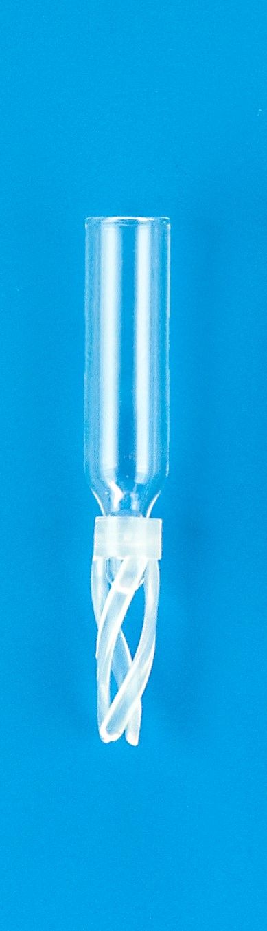 50µL Glass Big Mouth Conical Limited Volume Insert, 6x25mm, Precision-Formed Mandrel Interior, w/Bottom Spring