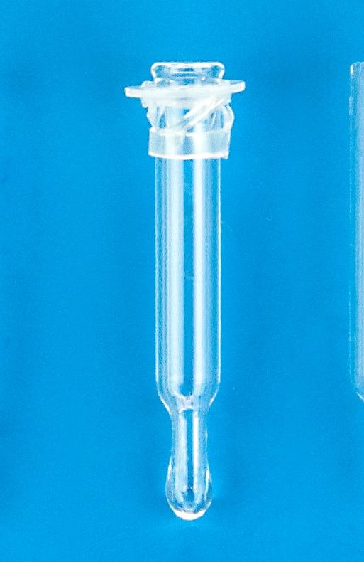 100µL Glass Conical Limited Volume Insert, 5x29mm, Precision-Formed Mandrel Interior, w/Patented Top Spring™