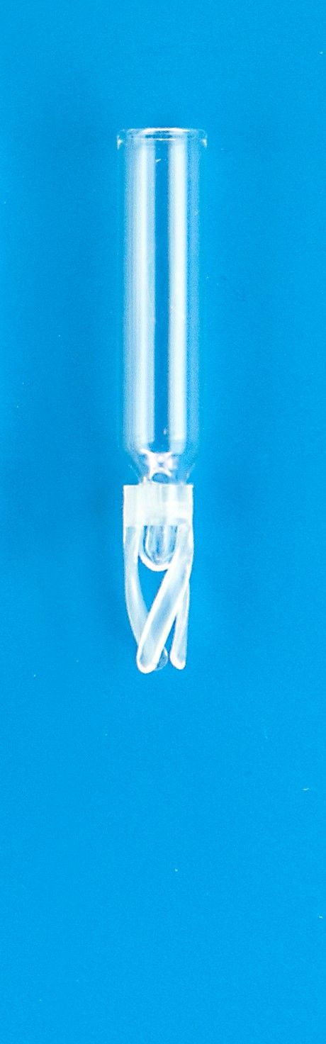 250µL Glass Big Mouth Conical Limited Volume Insert, 6x29mm, Precision-Formed Mandrel Interior, w/Bottom Spring