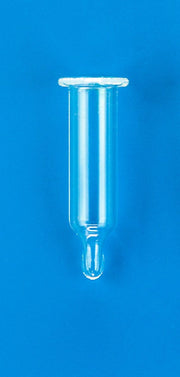 250µL Glass Conical Insert, 6x25mm, Precision-Formed Mandrel Interior, w/Glass Flange for Versa Vial ™