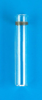 350µL Glass Flat Bottom Insert w/ID Ring, 6x31mm