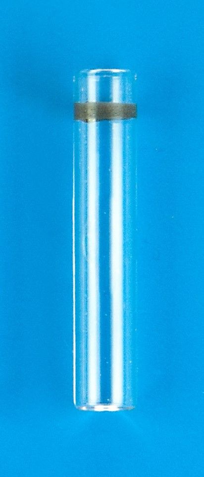 350µL Glass Flat Bottom Insert w/ID Ring, 6x31mm