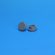 20mm Gray Chlorobutyl Snap On Stopper, Siliconized