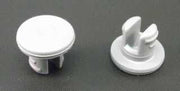 13mm Gray Chlorobutyl Lyophilization Stopper - 2 Prong