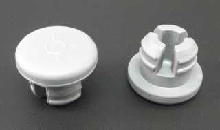 20mm Gray Chlorobutyl Lyophilization Stopper - 3 Prong