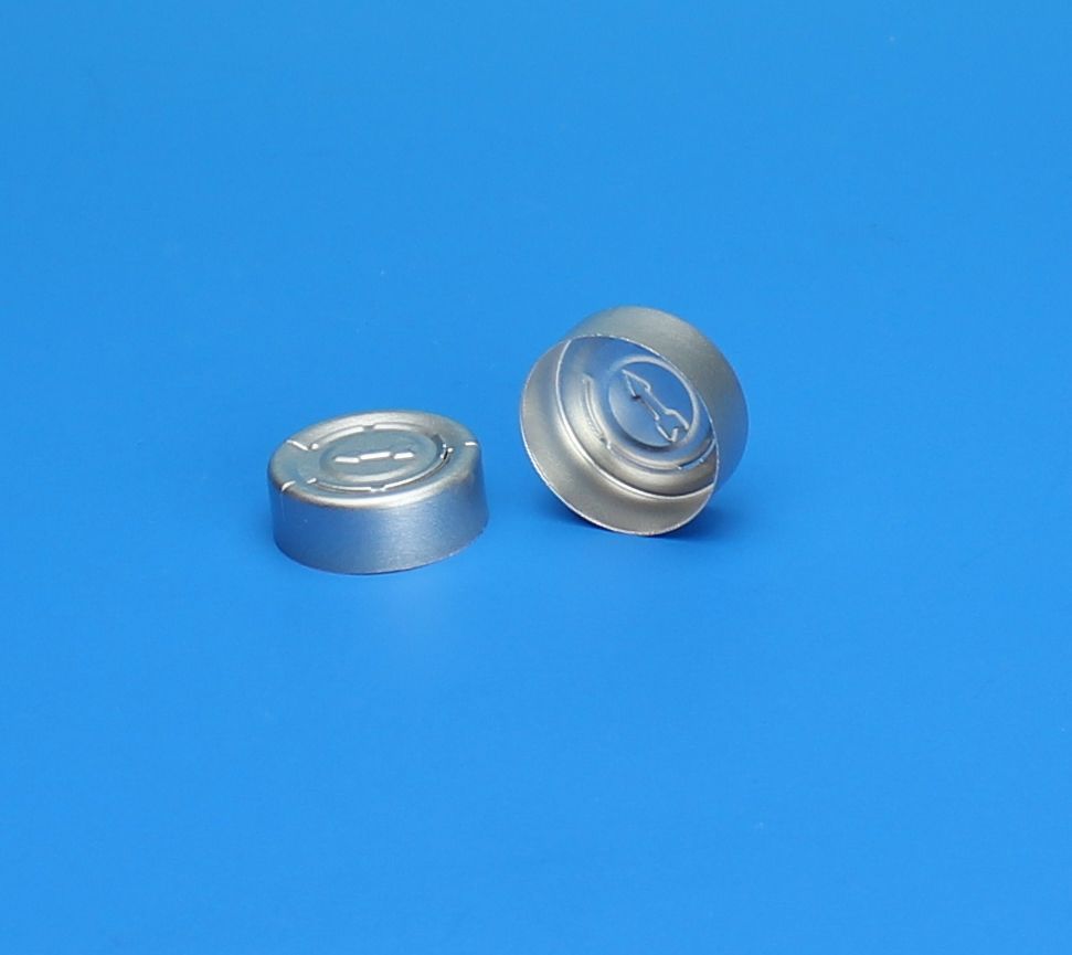 20mm Total Tear Away Silver Aluminum Seal, No Septa