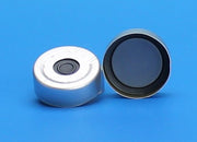 20mm Silver Pressure Release Seal, 0.140" PTFE/Butyl Rubber Pharma-Fix Septa Lined