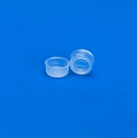 11mm Clear Snap Cap Seal with molded Septum, Pre-Slit
