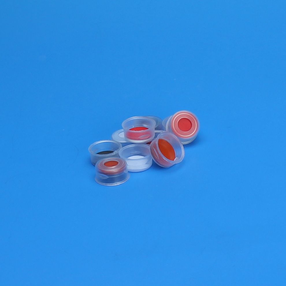 11mm Polypropylene Snap Cap, 10mil PTFE Lined
