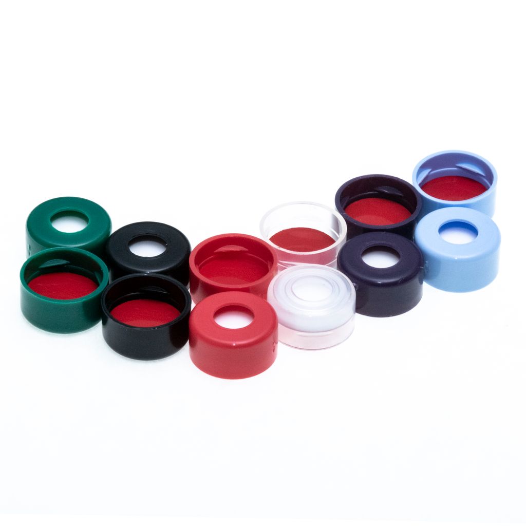 11mm Blue Snap Cap, PTFE/Silicone Lined