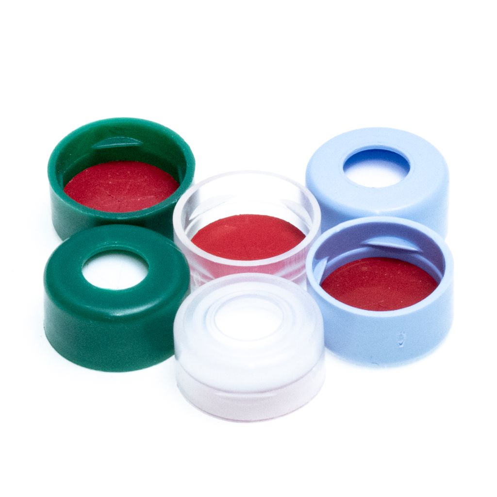 11mm Blue Snap Cap, PTFE/Silicone with Starburst Lined