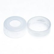 13mm Clear Snap Cap, 10mil PTFE with Starburst Lined