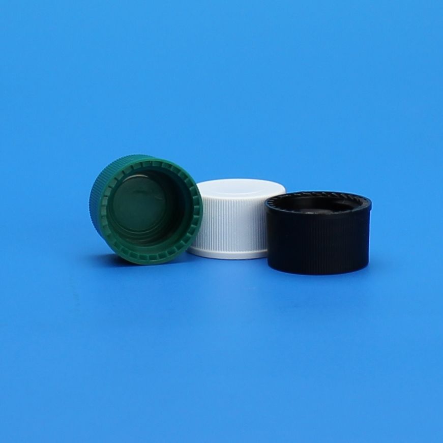 13-425mm Solid Top, White Polypropylene Cap Unlined
