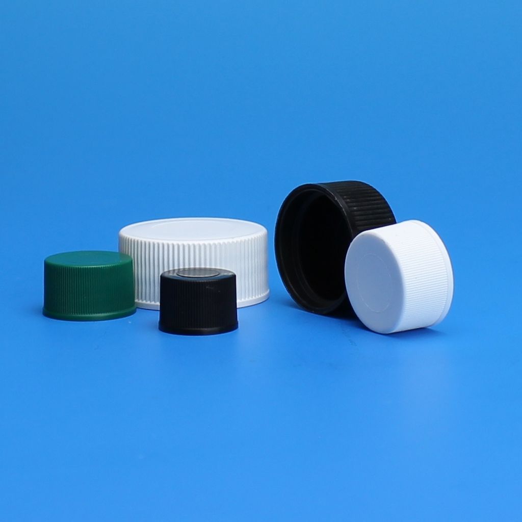 15-425mm Solid Top, White Polypropylene Cap Unlined