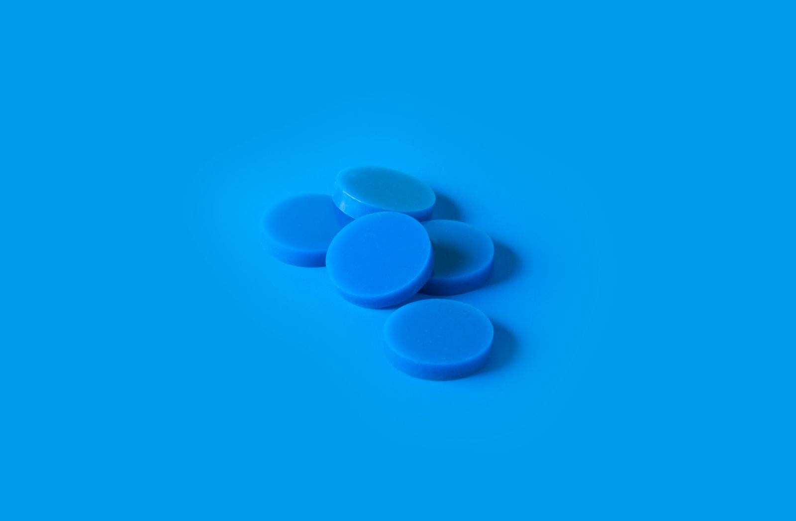 17mm (21/32") Diameter HT-X High Temp Low Bleed Blue Silicone GC Septa, Long Life - 200 Injections, Max Temp 350°C